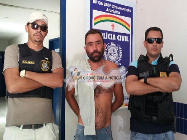 Policiais Civis da 24 Desec de Araripina cumprem mandado de priso