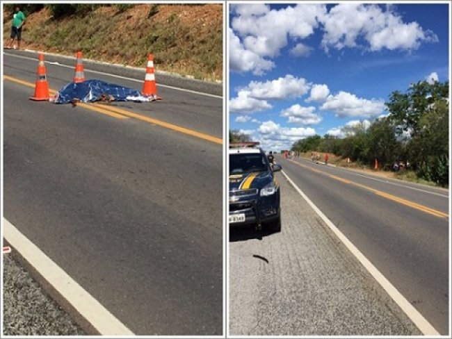 Serra Talhada: Acidente de moto deixa dois mortos  na BR-232