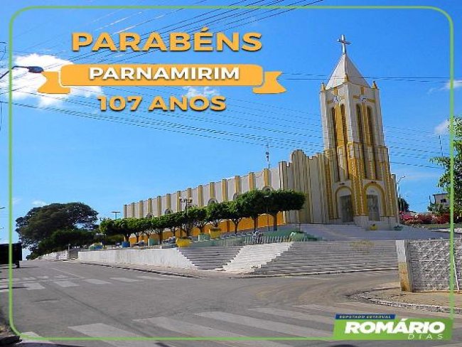 Mensagem do Deputado Estadual Romrio Dias ao povo de Parnamirim