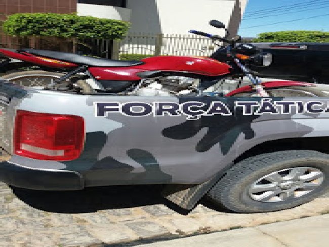 Paulistana PI: Fora Ttica aprende moto roubada em Juazeiro BA