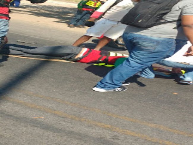 Petrolina PE: Acidente envolvendo um moto taxista na Avenida 7 de Setembro 