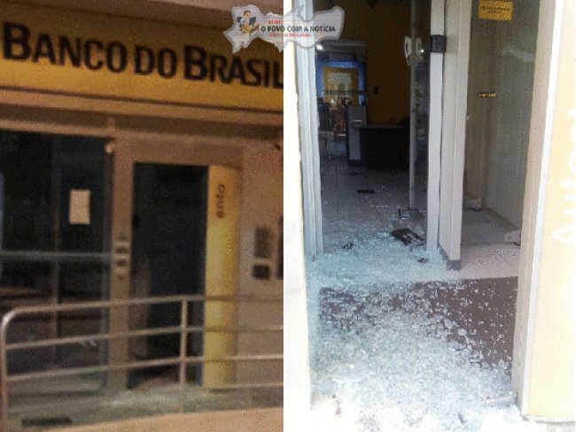 Bandidos tentam explodir Banco do Brasil em terra nova, no serto de PE