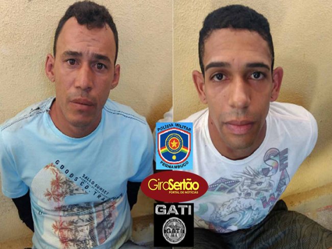 Policiais do GATI prendem elementos acusados de assalto em Petrolina-PE