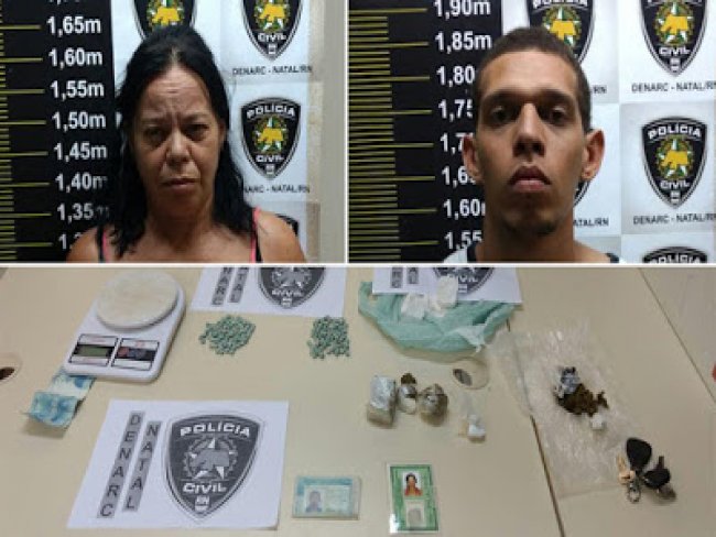 Casal  preso com 200 comprimidos de ecstasy em Nova Parnamirim, na regio Metropolitana.