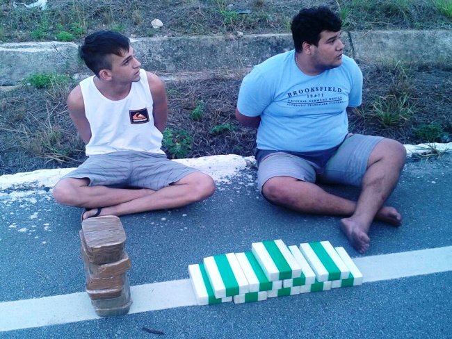 Paraba: PRF apreende 21 quilos de cocana e crack em Mamanguape