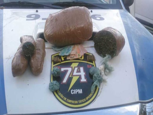 Homem  preso em Juazeiro com cocana e mais de 2 quilos de maconha