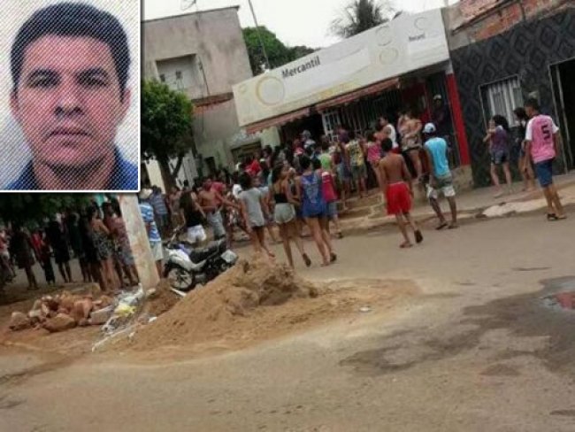 Comerciante foi morto a tiros de pistola 45 esta tarde em Barbalha-CE dentro do seu mercantil