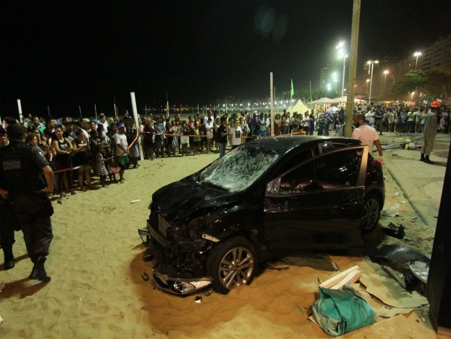 Motorista que atropelou 17 em Copacabana no havia ingerido bebida alcolica, aponta exame
