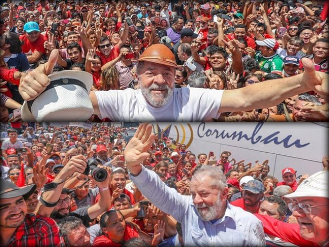 PT diz que vai registrar candidatura de Lula mesmo aps condenao