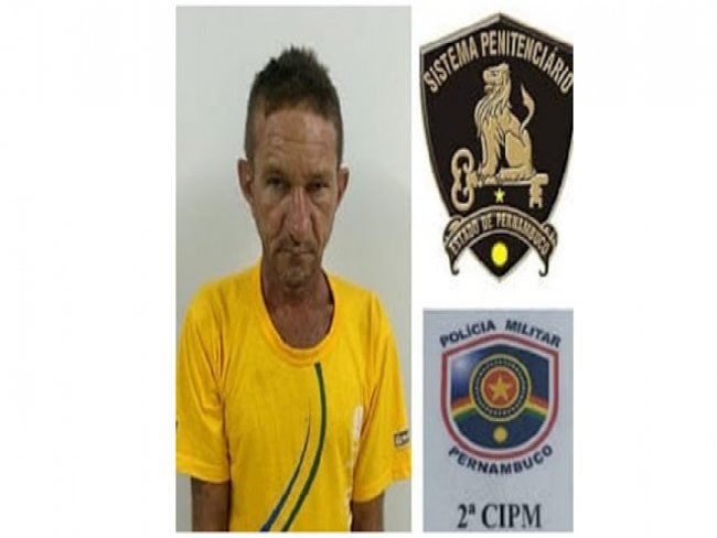 Foragido da Penitenciria Dr. Edvaldo Gomes em Petrolina  preso em Cabrob-PE