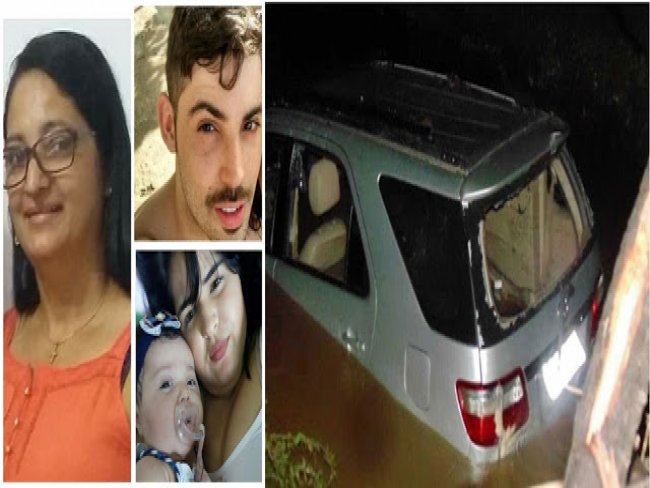 TRAGDIA! Famlia morre afogada dentro de carro ao tentar atravessar riacho em Pernambuco