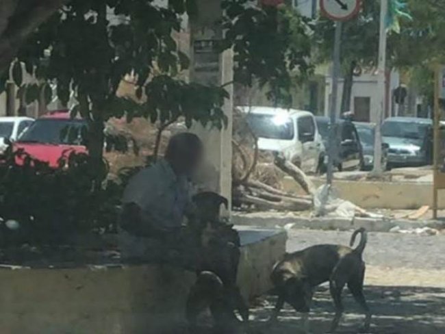 Homem suspeito de praticar sexo com animais em pleno Centro de Juazeiro gera reaes de protesto