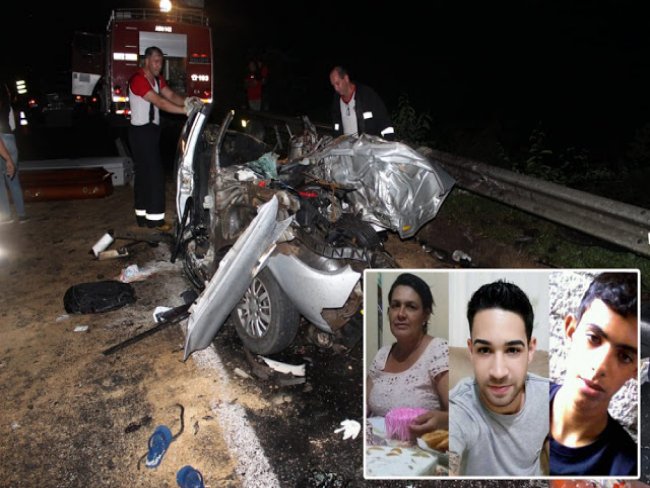 Me e os trs filhos de Jaguarari-BA morrem em acidente automobilstico em rodovia do estado de So Paulo