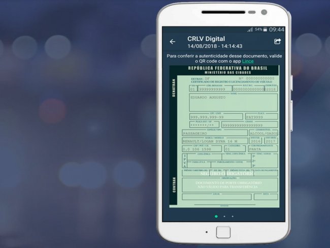 Documento digital de veculos comea a valer em Pernambuco