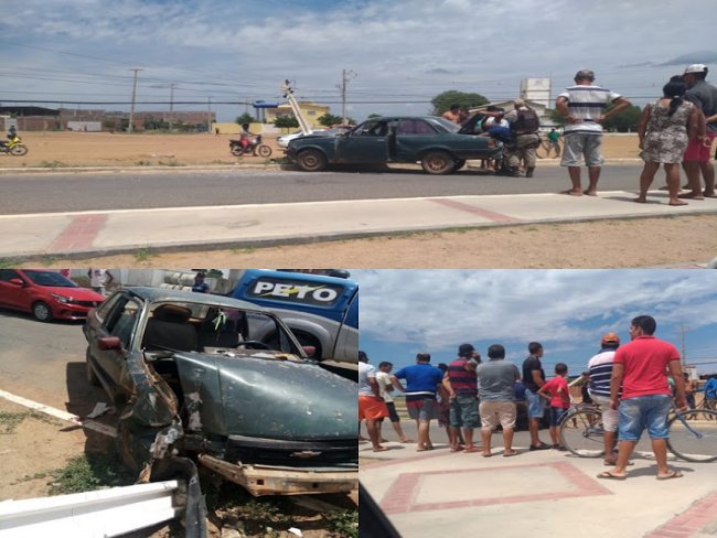 Acidente de carro deixa uma pessoa morta em Sobradinho