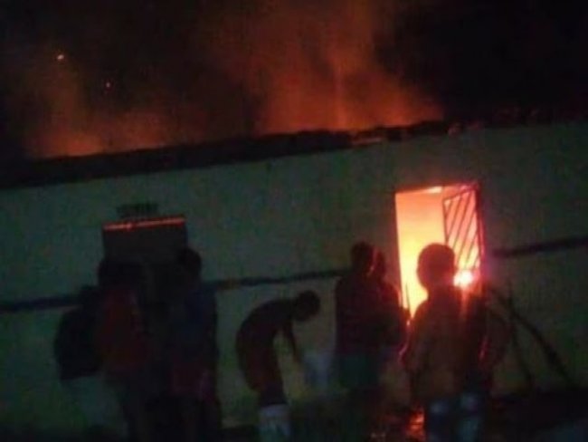 Mais um incndio atinge comunidade territrio Indgena Pankararu, no Serto de Pernambuco