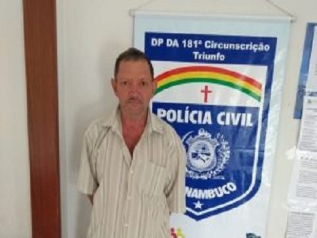 Polcia Civil prende pai acusado de queimar vivo, junto com os filhos, agricultor prximo  Serra Talhada