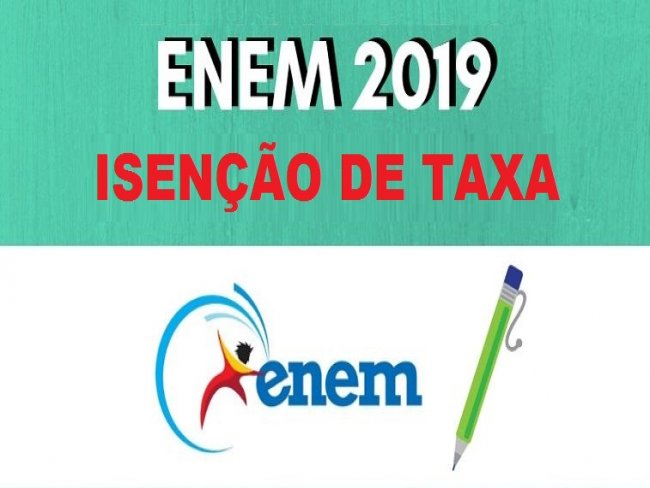 ENEM 2019 ? Pedido de iseno de taxa comea hoje 1 e segue at dia 10 de abril