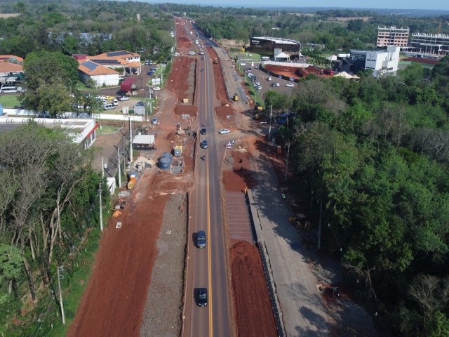 Ateno! Duplicao da Rodovia das Cataratas ter alterao no trfego a partir de segunda-feira