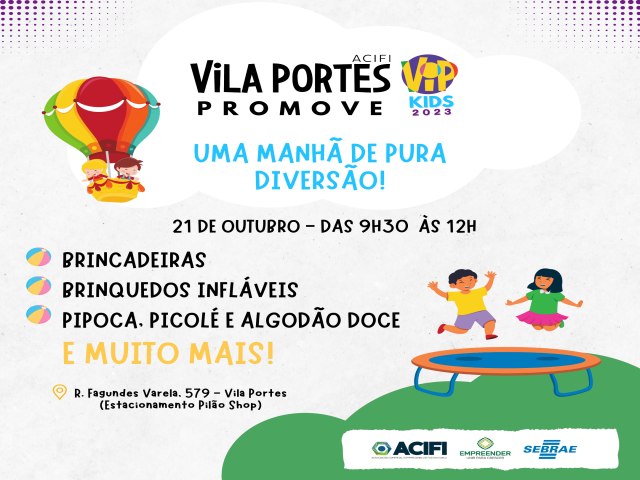 Vila Portes promove sbado de compras e muita diverso