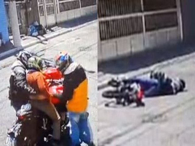  Vdeo: adolescente rouba moto de idoso, passa mal e morre em SP