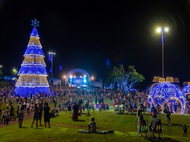 Itaipu e parceiros convidam populao para o Natal guas e Luzes de Foz do Iguau