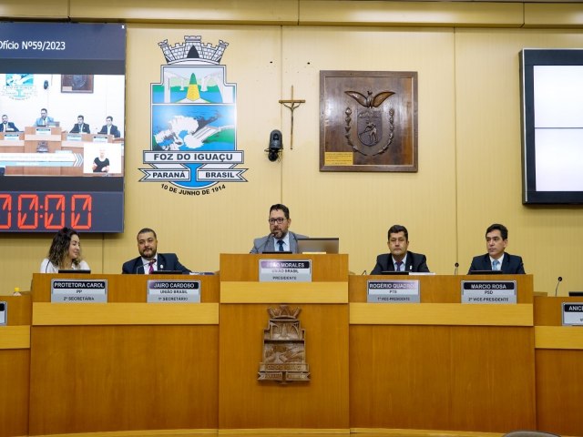 Vereadores de Foz do Iguau aprovam texto final do oramento do Municpio para 2024