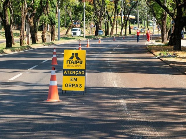  Itaipu far recapeamento de toda a extenso da Avenida Tancredo Neves