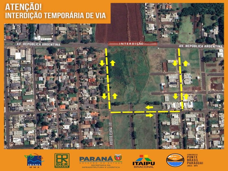 Atenao! Avenida Republica Argentina ser interditada para obra de novo viaduto