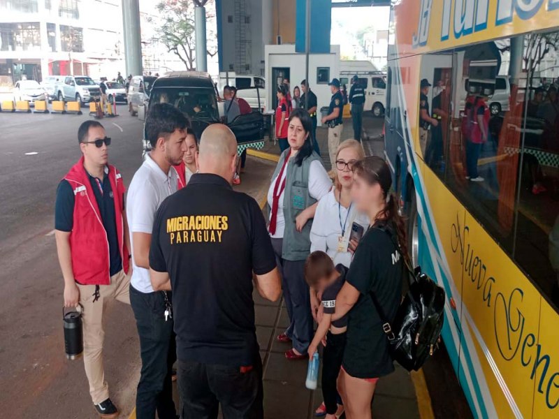 Operao de segurana migratria  voltada  proteo de crianas e adolescentes na Ponte Internacional da Amizade