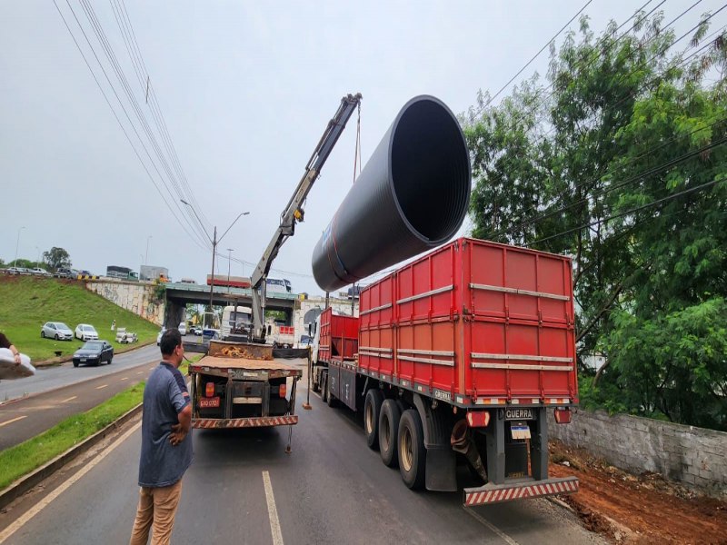 Nova drenagem vai solucionar problemas de alagamento na Avenida JK