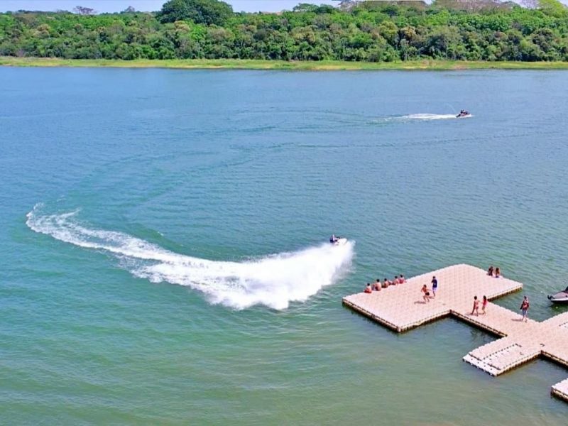 Corpo de banhista atingido por jet ski  encontrado sem vida pelo Corpo de Bombeiros em Itaipulndia