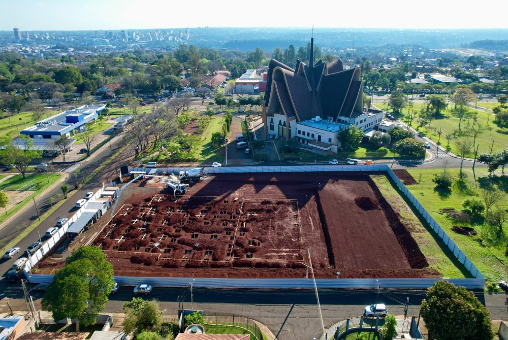 Obra da Casa da Mulher Brasileira avança em Foz do Iguaçu Obra da Casa da Mulher Brasileira avança em Foz do Iguaçu