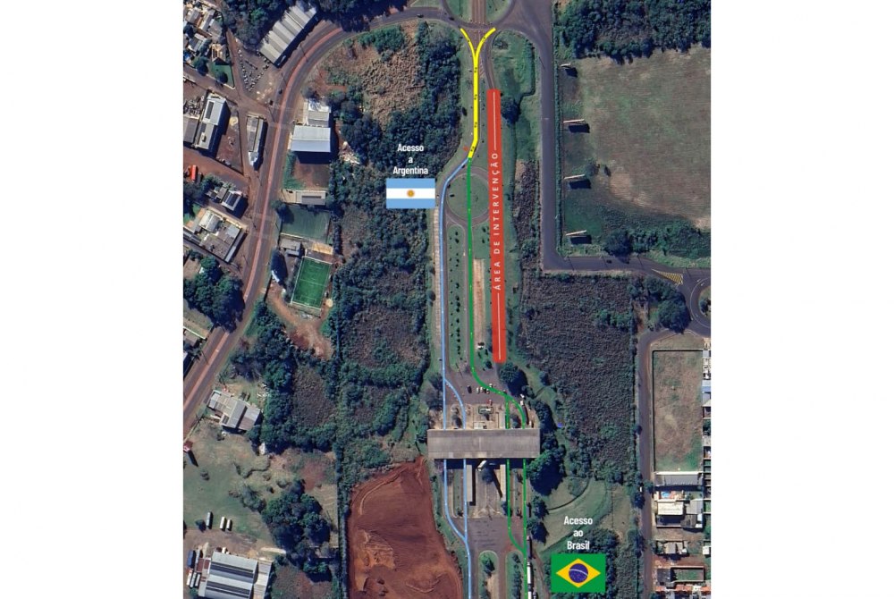 Aten��o motoristas! Tr�fego de ve�culos na aduana Brasil-Argentina ser� alterado