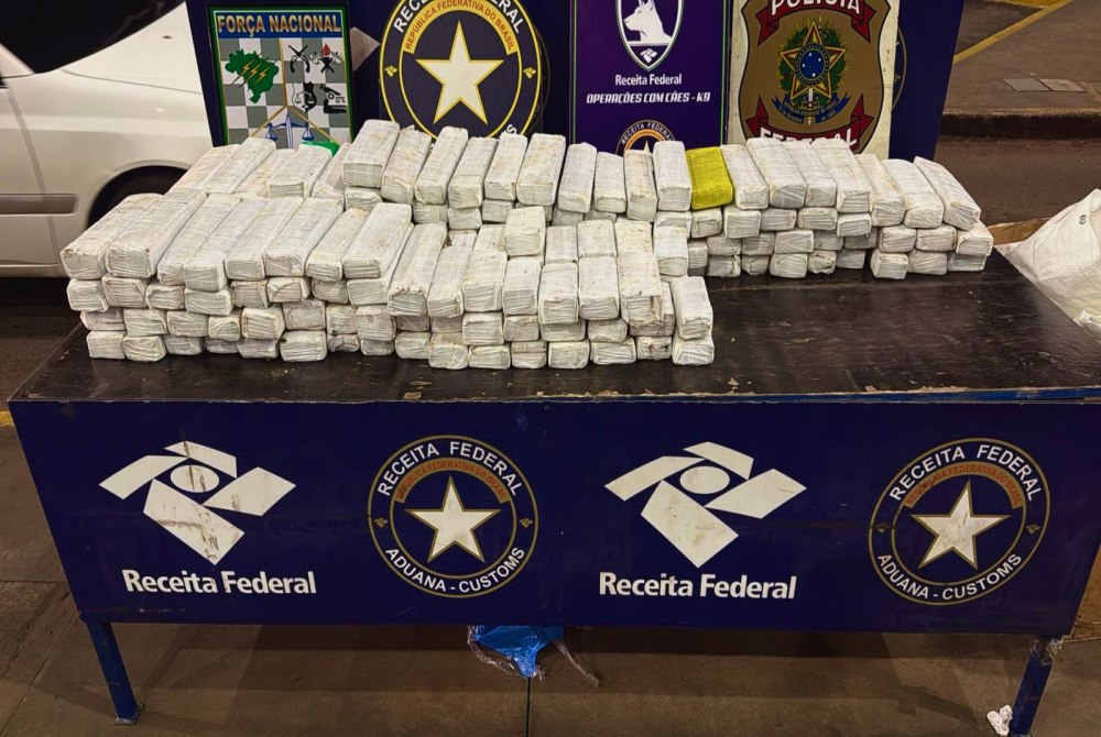 Paraguaio � detido com 148,2 kg de maconha durante fiscaliza��o na Aduana