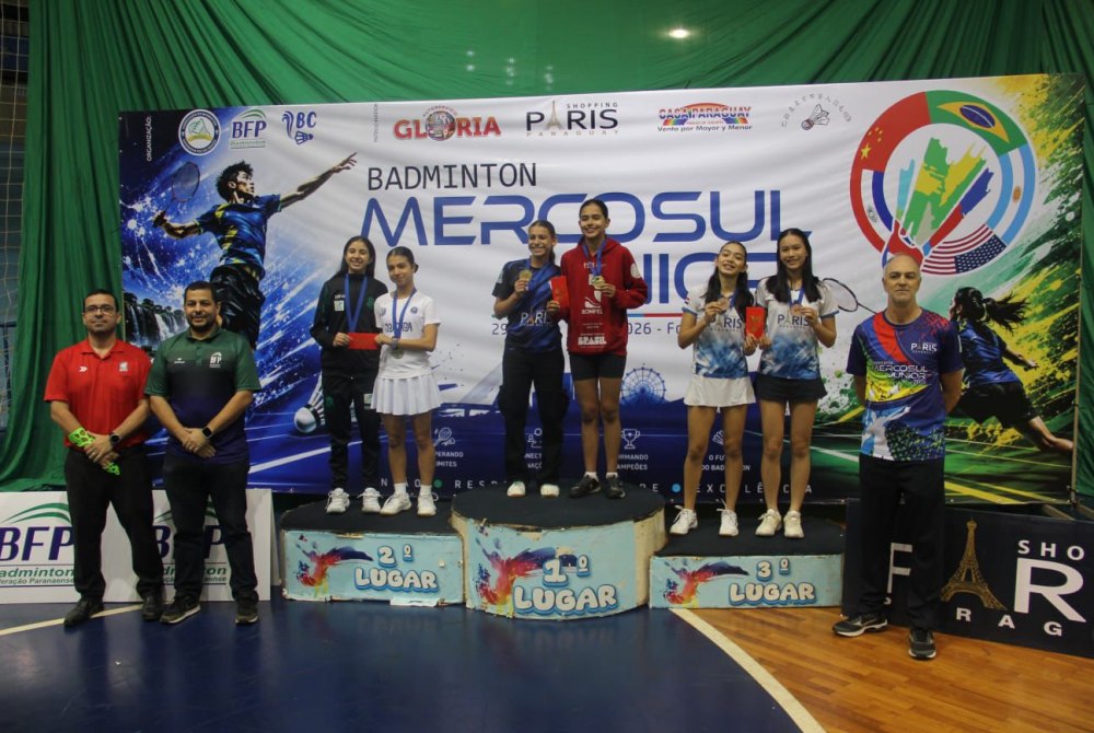 Atletas de Foz do Iguaçu conquistam medalhas no 2º Mercosul Júnior de Badminton Atletas de Foz do Iguaçu conquistam medalhas no 2º Mercosul Júnior de Badminton