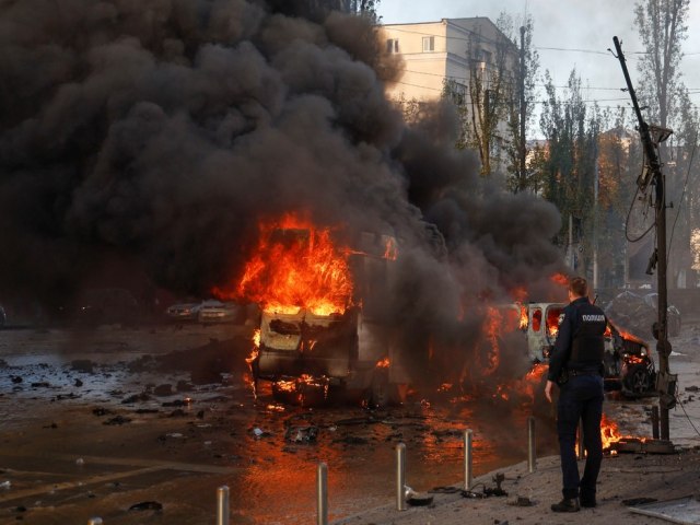 Kiev, capital da Ucrnia, volta a ser alvo de ataques da Rssia, e 11 morrem