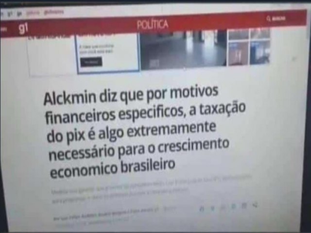 Fake: Alckmin diz que  necessrio taxar o PIX