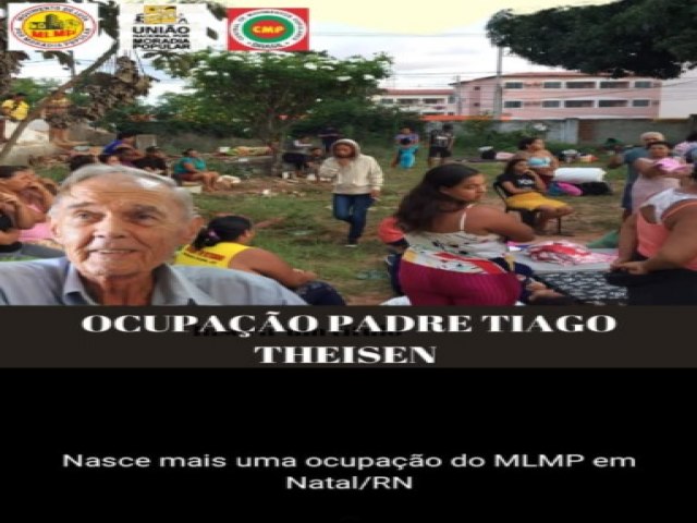 Casaro no Bom Pastor que pertencia ao Padre Tiago Theisen  invadido por membros de movimentos populares por moradias