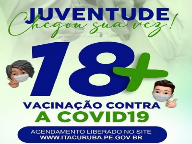 Prefeitura de Itacuruba comea a imunizar jovens de 18 anos contra a Covid-19