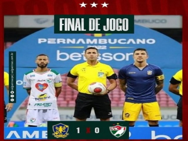Salgueiro  eliminado pelo Retr na semifinal do Campeonato Pernambucano com gol de pnalti