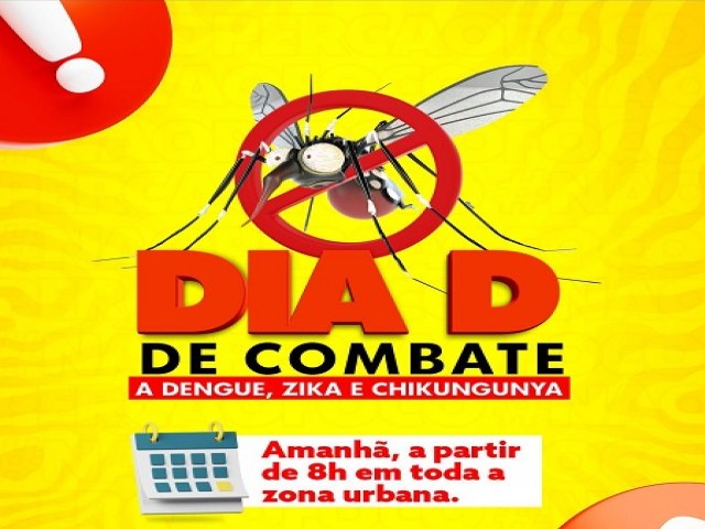 Prefeitura de Salgueiro realiza Dia D de combate ao Aedes aegypti nesta quarta-feira
