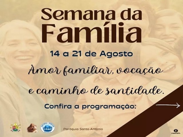 Salgueiro: Parquia de Santo Antnio realiza Semana da Famlia