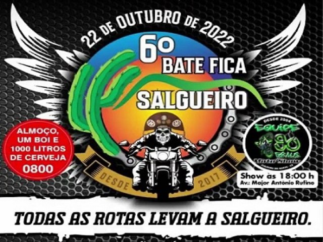 Motoclubes de Salgueiro realizam mais um encontro de motociclistas na cidade com extensa programao