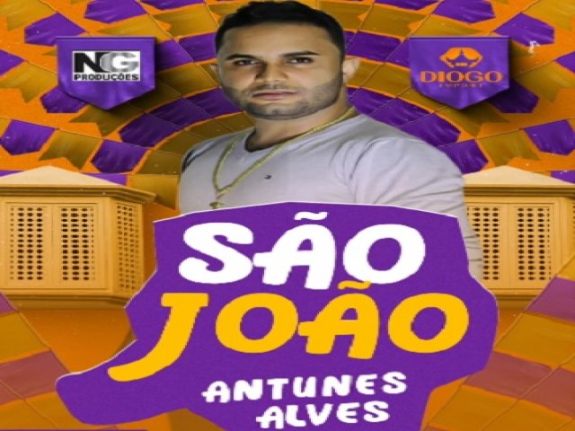 Cantor salgueirense Antunes Alves far turn junina em So Paulo