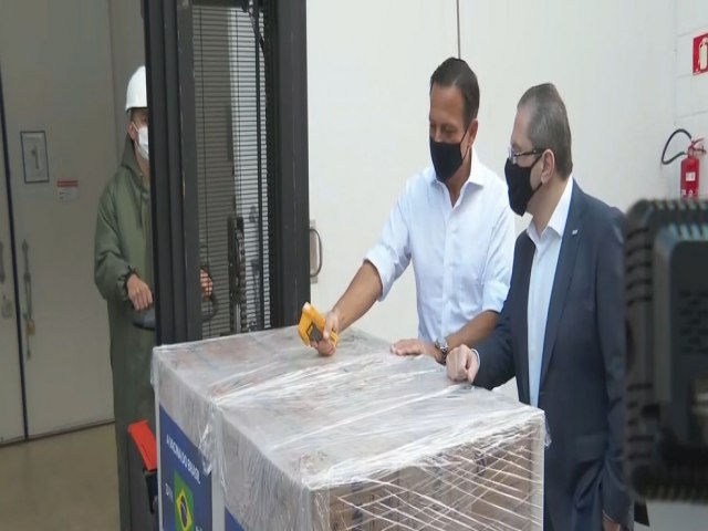 Butantan entrega 1 milho de doses da CoronaVac ao Ministrio da Sade nesta segunda