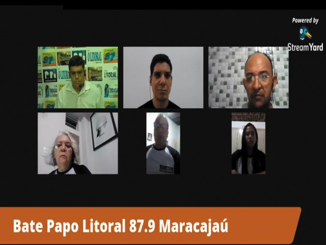 Bate Papo na Litoral FM 87.9 Maracaja recebeu SINTE/RN - Ncleo de Maxaranguape e convidados