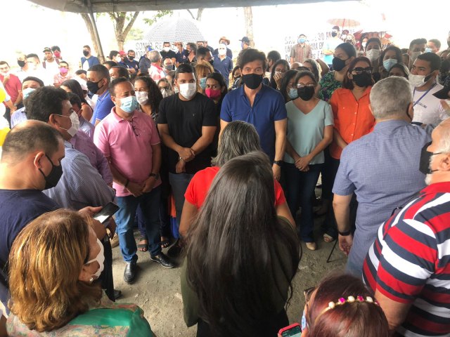 Cear-Mirim: Vereadores participam da entrega da Rua das Canas, 34 anos de espera