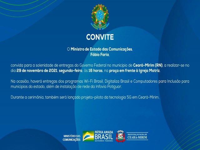Ceará-Mirim será beneficiada com internet grátis; 12 pontos serão instalados 