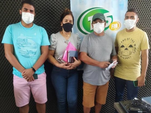 SAAE CM: diretores Willi Lopes e Solange Amaro participaram do programa Passando a limpo na rádio 105 FM